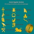 thumbnail image 5 of Fidget Rings Ankh Ring Stainless Steel Eye Of Horus Rings Anubis Black/silver/gold Spinner Anxiety Ring Ancient Egyptian Symbol Protection Band Jewelr, 5 of 5