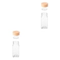thumbnail image 2 of Monstrate Glass Spice Jar with Lid Empty Storage Salt Square Pepper Restaurant Condiment Cooking Barbecue Seasoning Bottle Picnic 120ml 2piezas, 2 of 6