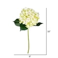 thumbnail image 3 of Vickerman 33'' Fabric Artificial Hydrangea Spray in Light Green (Set of 2), 3 of 3