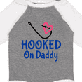 thumbnail image 4 of Inktastic Fishing Hooked on Daddy Boys or Girls Long Sleeve Baby Bodysuit, 4 of 5