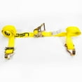 thumbnail image 2 of US Cargo Control E Track Ratchet Strap With Spring E Fittings and Wire Hooks - 2 Inch X 12 Foot Yellow E Track Strap - Easily Secure Cargo In A Van, Truck, Or Trailer, 2 of 7