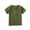 Army Green, variant on vdgthytj Toddler Kids Summer T-Shirts Crewneck Button Short Sleeve Basic Tee Casual Solid Color Tops for Girls Boys
