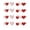 book page heart cupcake topper, variant on 12PCS Valentine's Day Cupcake Toppers - Red Glitter Sweet Love Heart Valentines Cupcake Picks - Double Heart Cake Decorations for Sweet Theme Wedding Engagement Bridal Shower Birthday Party Supplies