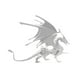 thumbnail image 1 of Maqueta metálica 3D de un dragón mecánico que respira fuego, 1 of 7