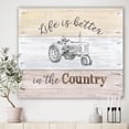 thumbnail image 2 of Designart 'Farmhouse Moment Tractors' Farmhouse Canvas Artwork, 2 of 3