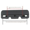 thumbnail image 4 of 2X Bike Fork Mount Car Roof Rack Support Quick Release Thru Axle Carrier Road Bicycle Front Fork Block Stand Black, 4 of 7