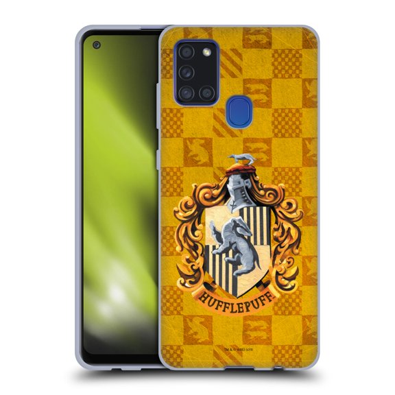 Head Case Designs Officially Licensed Harry Potter Prisoner Of Azkaban I Hufflepuff Crest Soft Gel Case Compatible with Samsung Galaxy A21s (2020)