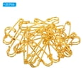 thumbnail image 3 of Uxcell Safety Pins 1.97 inch Large Metal Sewing Pins Gold Tone 20Pcs, 3 of 5