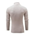 thumbnail image 4 of Men Turtleneck Sweater Pullover Knitted Top Streetwear, 4 of 4