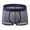 A-Blue, variant on Jinhomg Men's Underwear Boxers See Through Mesh Boxer Briefs Cool Breathable Mid Waist Sleep Short Underpants Black L