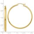 thumbnail image 4 of Primal Gold 14 Karat Yellow Gold Hoop Earrings, 4 of 6