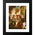 thumbnail image 2 of Sir Joshua Reynolds 19x24 Black Modern Framed Museum Art Print Titled - The Cottagers (1788), 2 of 5