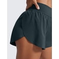 thumbnail image 5 of Shorts CRZ YOGA de Cintura Alta con Abertura y Forro de Malla 7.5 cm de Entrepierna, 5 of 5
