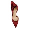 thumbnail image 2 of XYD Women Graceful Pointed Closed Toe Bow Side Pumps Stiletto High Heels Slip-on D'Orsay Elegant Bridal Ladies Shoes Size 13 Red, 2 of 5