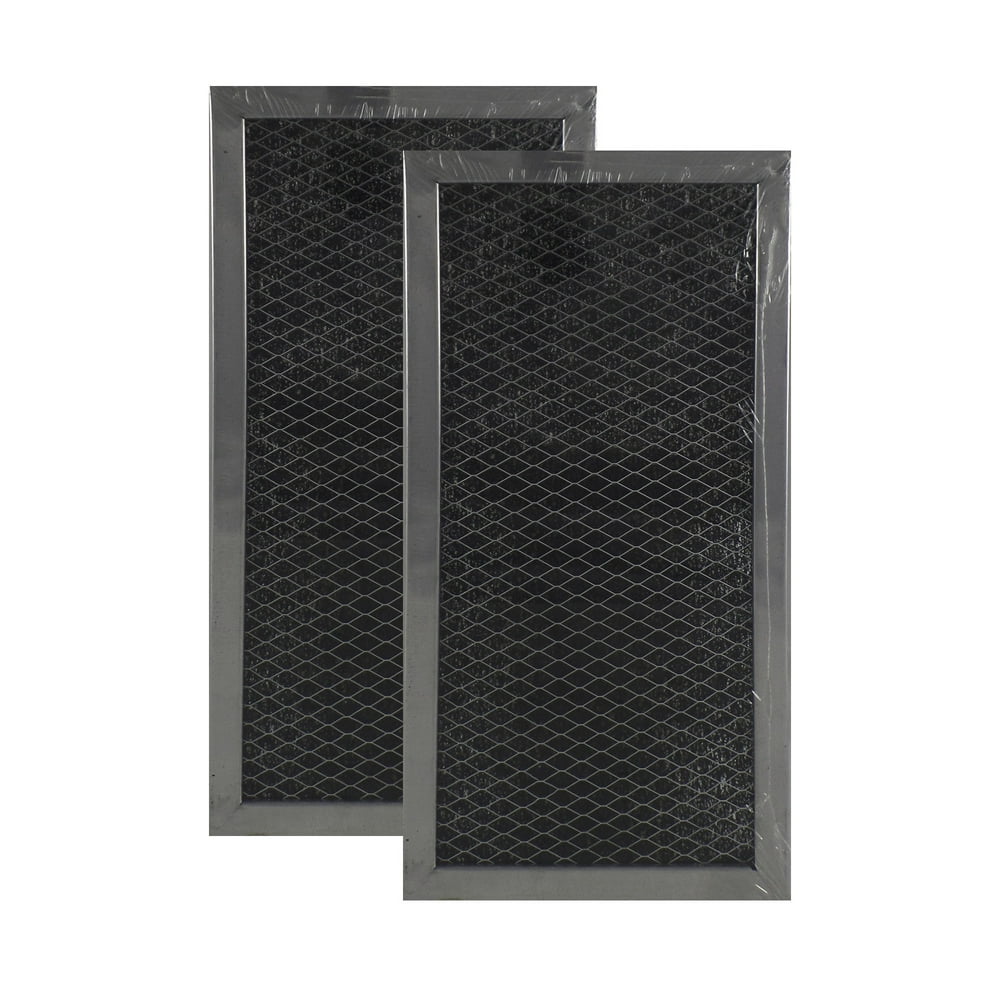 2 PACK 4359416 Whirlpool Microwave Hood Charcoal Filter Set by Air