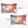 thumbnail image 4 of Daiia Gnomes Books Tea Cups Bedding Waterproof Pillow Protector Zippered Queen – Bed Bug Proof Pillow Encasement-14"x20", 4 of 9