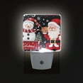 thumbnail image 2 of Santa Claus and Snowman LED Night Light with Smart Sensor Plug Into Wall Dusk to Dawn 2 packs, 2 of 7
