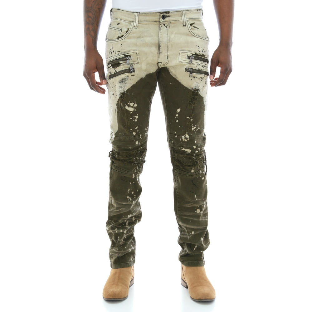 Smoke Rise Smoke Rise Men's Bleached Stretch Rip Twill Pants W