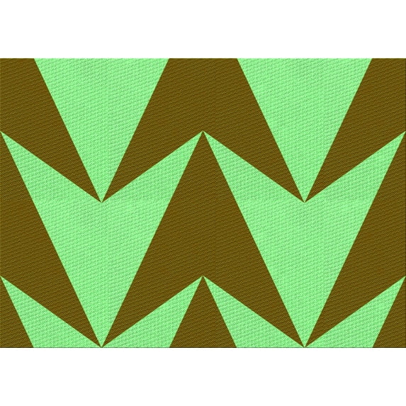 Ahgly Company Indoor Rectangle Patterned Dark Bronze Brown Area Rugs, 5' x 8'