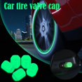 thumbnail image 2 of Universal Fluorescent Car Tire Valve Caps Luminous ее Caps X1A5 F3Y6, 2 of 7