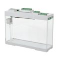 thumbnail image 1 of Mini de de acuario, almacenamiento USB, luces de bomba de aire silenciosas con accesorios de filtración de agua, caja para mascotas para Gloria Tanque de acuario de escritorio, 1 of 6