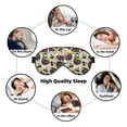 thumbnail image 7 of Goofa Happy Skeleton Printed Sleep Eye Mask for Men Women, Zero Eye Pressure Sleeping Mask, Light Blocking Night Blindfold, Soft Eye Shade Cover, 7 of 7