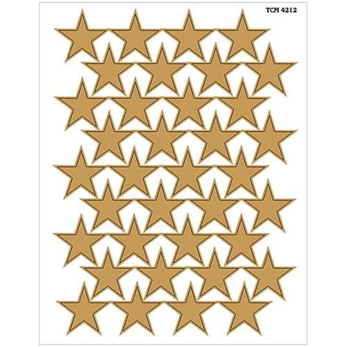 teacher created resources 3/4" gold foil stars stickers