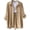 148#Khaki, variant on Women's Button Down Shirts Long Sleeve Cotton Summer Beach Wear for Women with Pocket