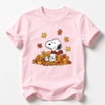 thumbnail image 3 of MoodThreads Studio Unisex Cute Fall Puppy Dog Autumn Leaves Cozy Season Heavy Cotton Graphic Tee, 3 of 7