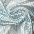 thumbnail image 5 of Ambesonne Ikat Valance Pack of 2, Aztec Peruvian Culture, 54"X12", Grey White Sky Blue, 5 of 5