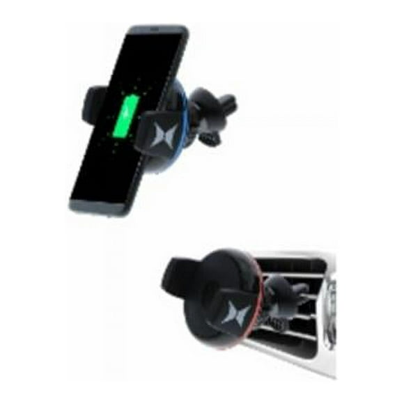 Xtreme XWC81004QIB Qi Fast Wireless Car Charger Vent Mount Phone Holder, Black