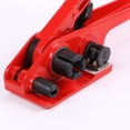 thumbnail image 2 of Banding Strapping Tool Manual Strapping Tools Packaging Tools Strapping Machine Heavy Duty Poly Strapping Tensioner for PP PET Strapping (Red), 2 of 7