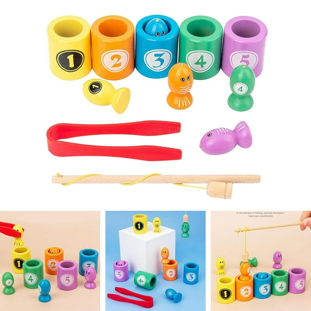 para niños juguetes de de csificación magnética juguetes educativos para niños niñas 3 4 5 CUTICAT juego de pesca