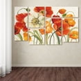 thumbnail image 3 of Trademark Fine Art "Poppies Melody I" Canvas Art by Lisa Audit 6-Panel Art Set, 3 of 3