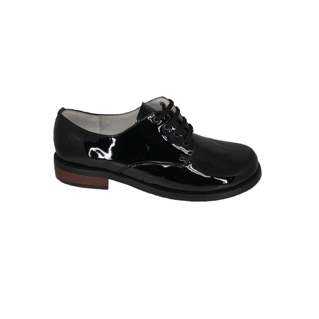 Calzado de JUVENIL tipo CHOCLO color CHAROL NEGRO DNE 120101