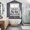 Light Gray Dark Blue, variant on Hello Spring Kitchen Curtains Window Panels, Pastoral Purple Bottle Floral Black White Plaid Insulated Window Treatment Curtain, Grommet Curtains for Bedroom/Living Room/Bathroom, 2 Piece 42"Wx45"L