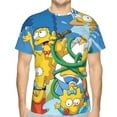 thumbnail image 6 of Simpsons Men'S Short-Sleeve T-Shirt Summer Casual Tee Top Breathable Crewneck T-Shirt X-Large, 6 of 7