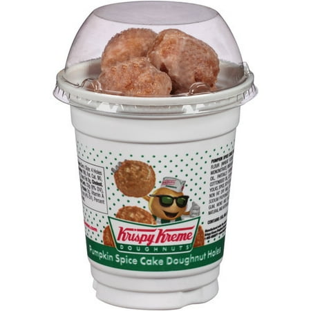 Krispy Kreme Pumpkin Spice Krispy Juniors Cake Doughnut Holes, 4.05 oz