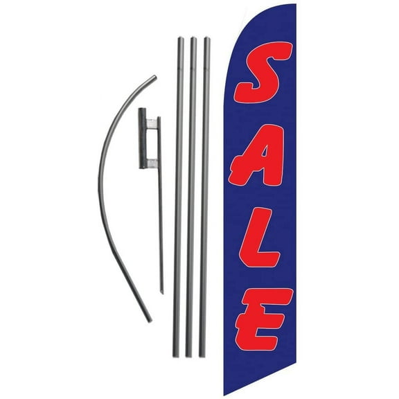 Trucks Auto Dealership Feather Banner Swooper Flag Sign with Flag Pole Kit and Ground Stake
