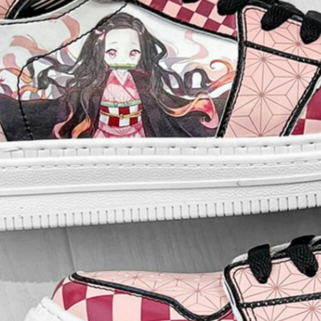 

Dropshipping Men Anime Shoes Demon Slayer Tanjirou Zenitsu Inosuke Kyoujurou Comic Cosplay Sneakers Women Casual Shoes High Top