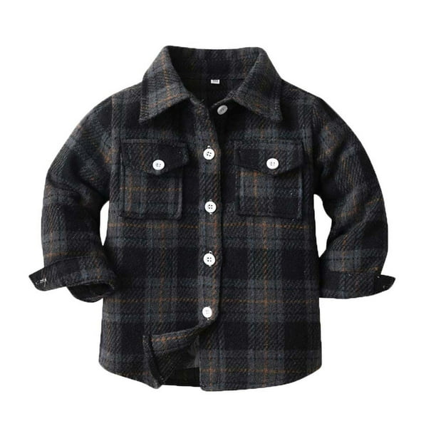 Plaid shirt hotsell with plaid jacket
