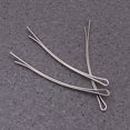 thumbnail image 3 of 100 Pcs Barrette à Cheveux Simple pour Filles, Épingle à Cheveux Décorative, Barrette Latérale en Métal (Blanc), 3 of 7