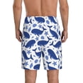 thumbnail image 2 of Balery Whale Men's Cotton Knit Pajama Shorts Waistband & Pockets,Short Pajama Pants-XX-Large, 2 of 8