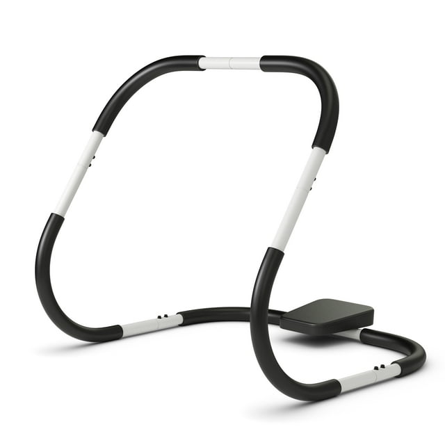 Patiojoy AB Fitness Trainer Abdominal & Core Strength Exercise Cruncher w/ Padded Headrest White