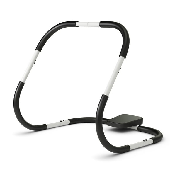 Patiojoy AB Fitness Trainer Abdominal & Core Strength Exercise Cruncher w/ Padded Headrest White