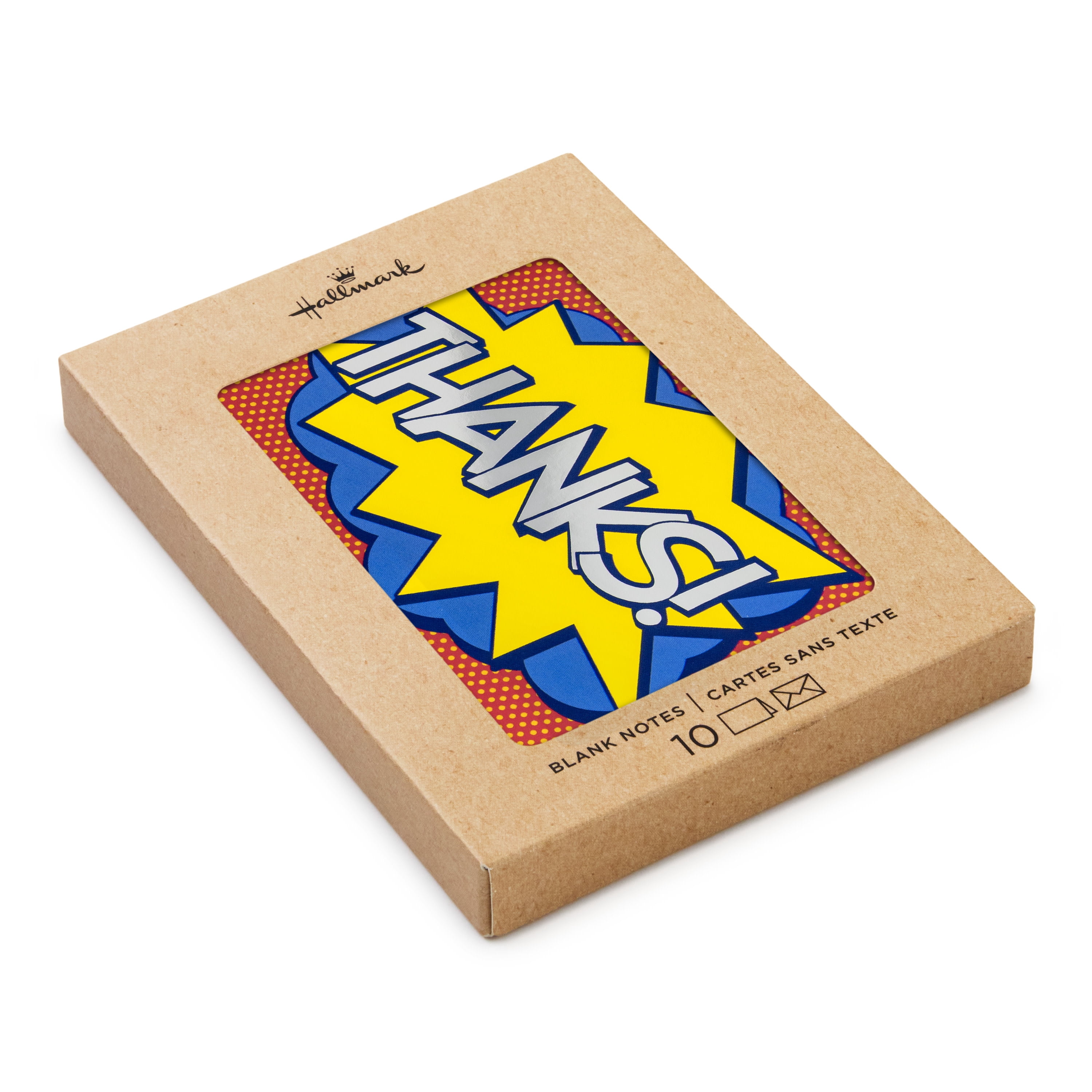 Hallmark Blank Thank You Notes (Comic Art), 10 Count