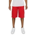 thumbnail image 3 of Victorious Men's Heavyweight Fleece Cargo Shorts VS76 - Red - 5X-Large, 3 of 4