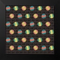 thumbnail image 2 of Charron, Veronique 20x20 Black Modern Framed Museum Art Print Titled - Otomi Cats Step 02B, 2 of 5