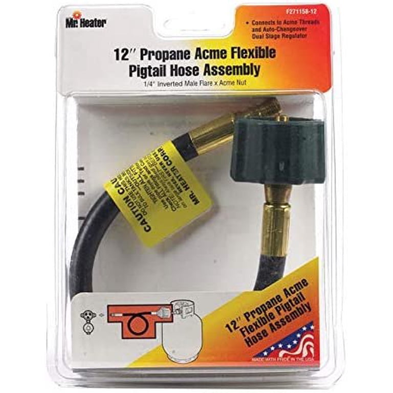 MR HEATER, Assembly Hose Propane 12in, EA - Walmart.com