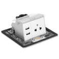 thumbnail image 3 of Enchufe Emergente rápido ANGGREK Toma eléctrica de Piso integrado Panel Resistente a Los Arañazos Interfaz USB Dual, 3 of 7